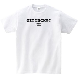 GET LUCKY<br>コットンTシャツ<br>ホワイトの商品画像