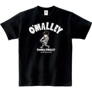 【当店限定カラー/ブラックボディ】<br>トーマスオマリー<br>O'MALLEY No.1<br>コットンTシャツ<br>ブラックの商品画像