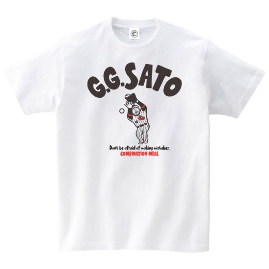 G.G.佐藤 G.G.SATO コットンTシャツ ホワイト