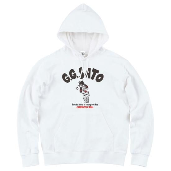 WBC パーカー(近藤) G.G.佐藤 G.G.SATO プルパーカー ホワイト