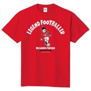 浦和レッズ　福田正博　引退記念　Tシャツ　サイン入り 浦和レッズ 福田正博 引退記念 Tシャツ サイン入り