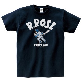 【当店限定販売アイテム】<br>ロバート・ローズ<br>R.ROSE<br>コットンTシャツ<br>ネイビーの商品画像