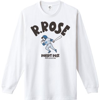 ロバート・ローズ<br>R.ROSE<br>ロングスリーブTシャツ<br>(袖リブ)<br>ホワイトの商品画像