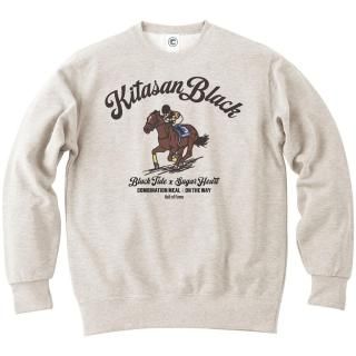 キタサンブラック 競走馬コレクション コットンTシャツ ブラック