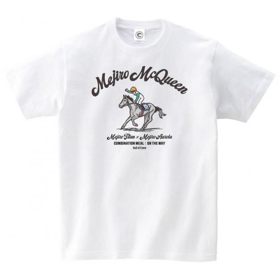 キタサンブラック 競走馬コレクション コットンTシャツ ホワイト