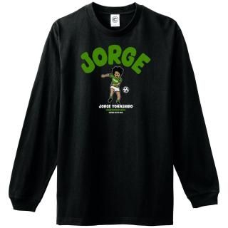 コンビネーションミール<br>【当店限定カラー/ブラックボディ】<br>与那城ジョージ<br>JORGE<br>ロングスリーブTシャツ<br>(袖リブ)<br>ブラックの商品画像