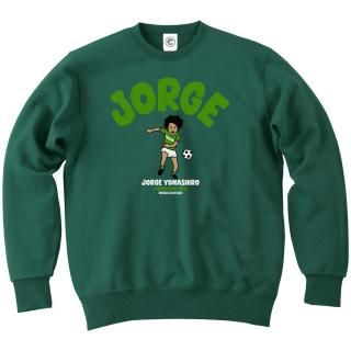 コンビネーションミール<br>【当店限定カラー/アイビーグリーンボディ】<br>与那城ジョージ<br>JORGE<br>クルースウェット<br>アイビーグリーンの商品画像