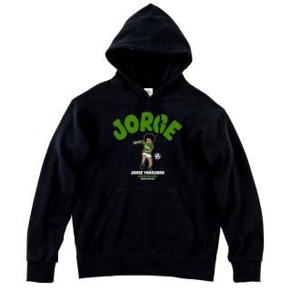 コンビネーションミール<br>【当店限定カラー/ブラックボディ】<br>与那城ジョージ<br>JORGE<br>プルパーカー<br>ブラックの商品画像