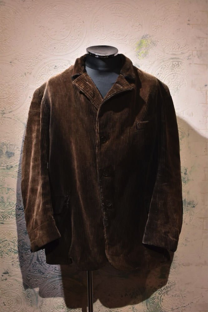french 1930s corduroy jacket