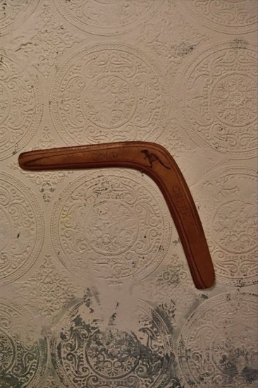 us 1990s wood boomerang