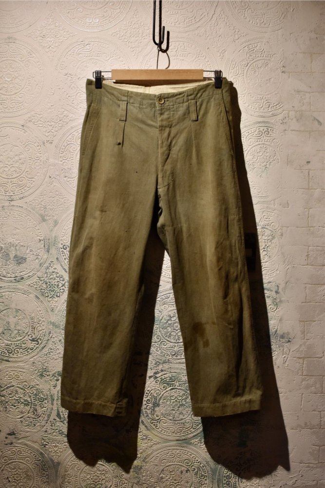 Japanese 1940s cotton trousers