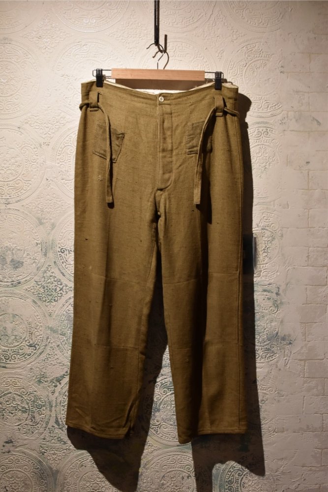 Japanese ~1940s ramie trousers