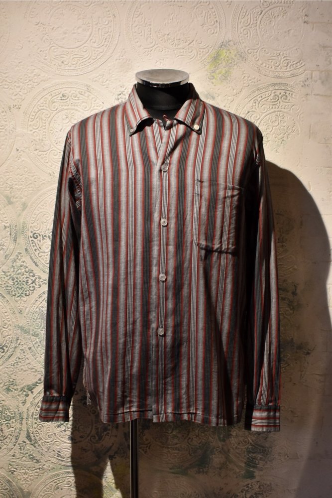 us 1960's cotton stripe shirt