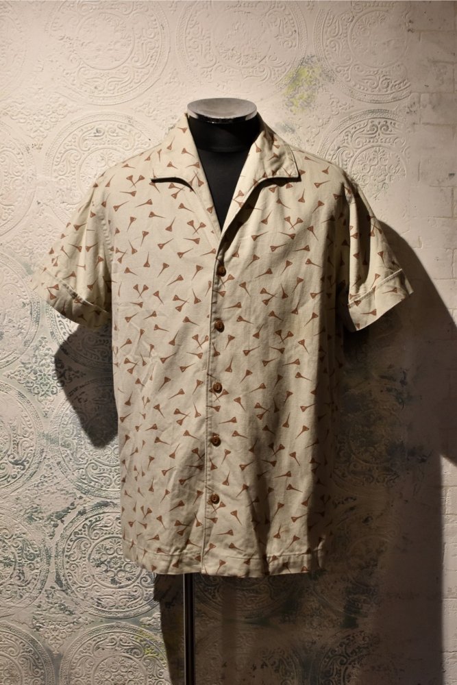 British 1950's cotton leisure shirt