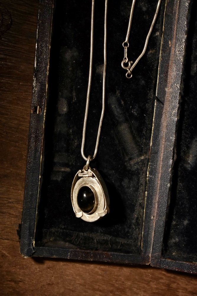 Mexico vintage silver gimmick necklace