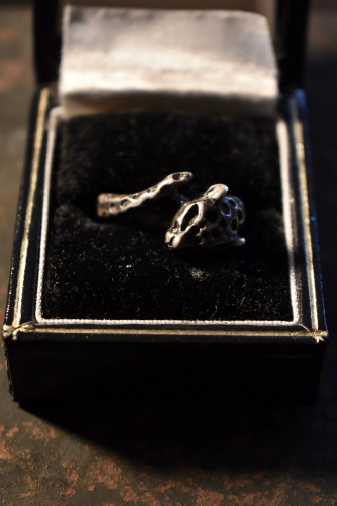 Belphegol Zoo vintage panther motif silver ring