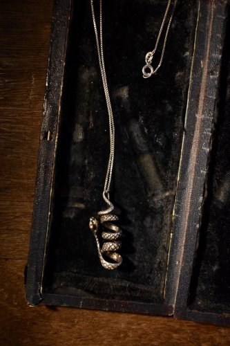 Belphegol Zoo vintage snake motif necklace