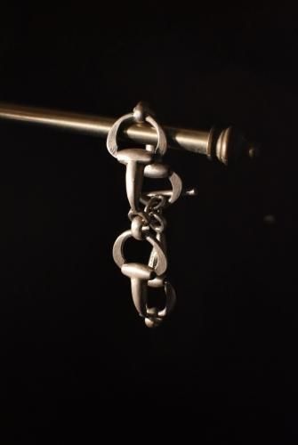 Mexico Vintage horse bit silver bracelet
