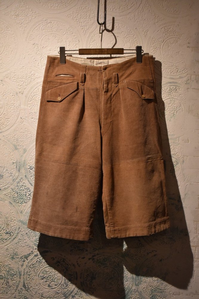 Japanese 1940's hemp half pants