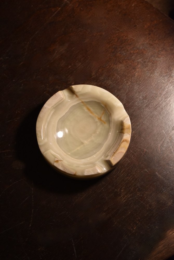 us vintage stone ashtray