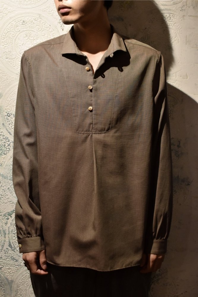Verthandi paterson cotton oxford pullover shirt