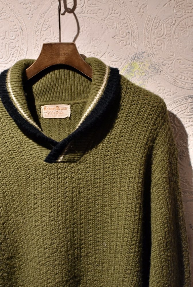 1960年代 ショールカラー セーター [ 1960s ] [ vintage sweater