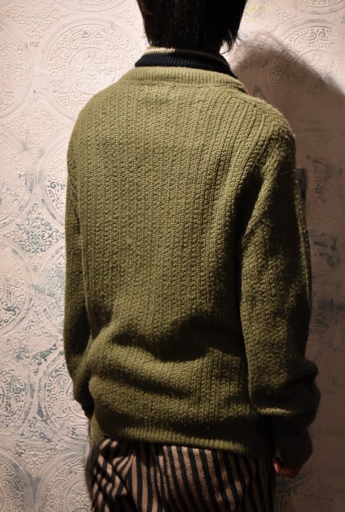 us 1960's shawl collar sweater