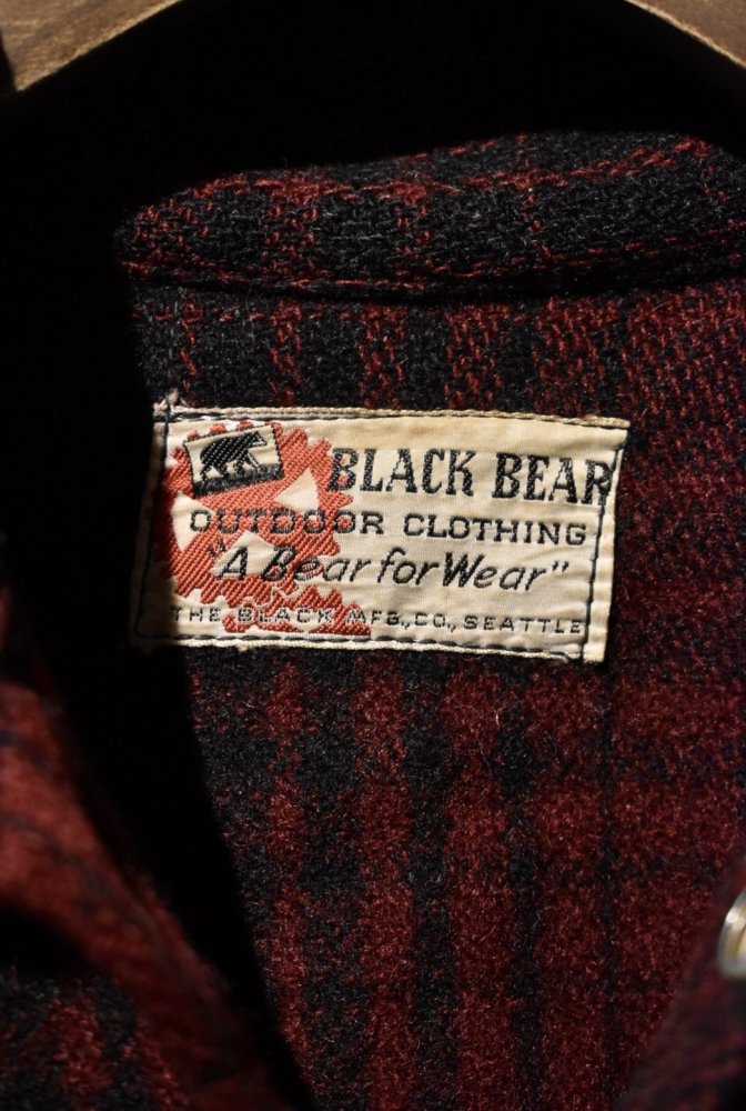us 1950's "BLACK BEAR" wool jacket