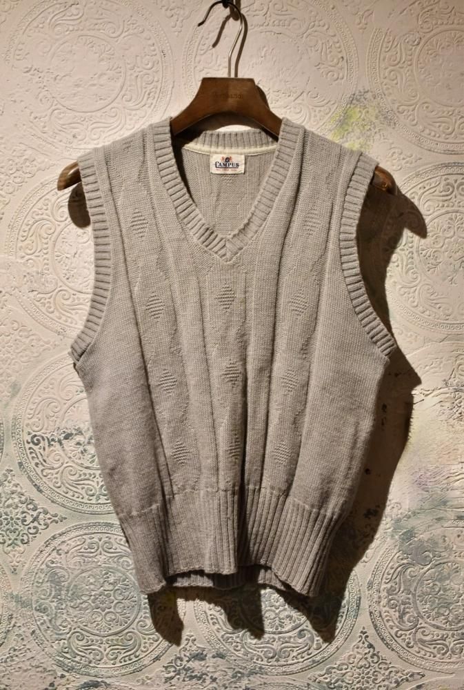 us 1960's campus knit vest