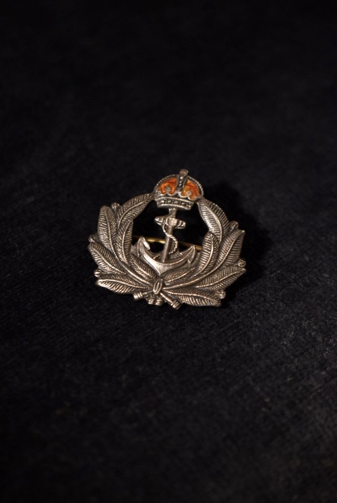 Royal navy 1940's silver broach