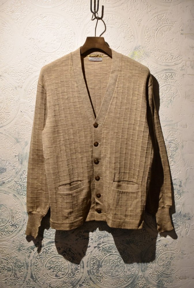 us 1940s~ wool work cardigan