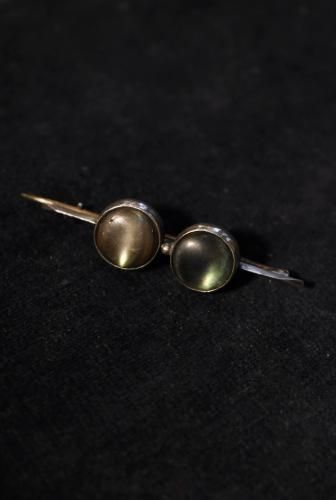 England vintage silver  shell broach