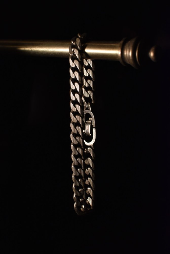 vintage silver chain bracelet