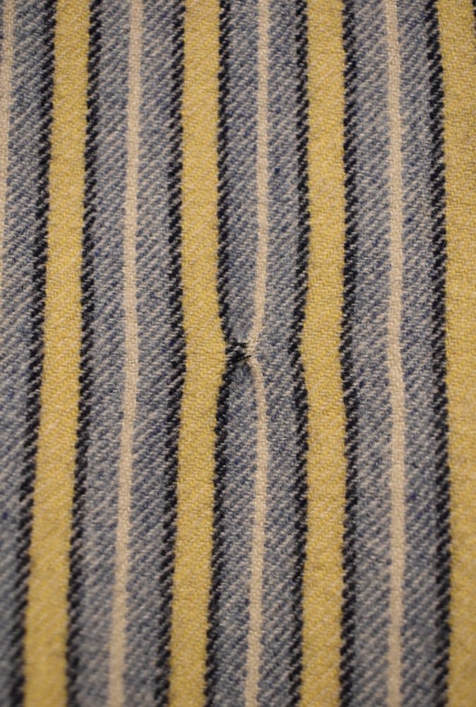 1960's wool stripe gown