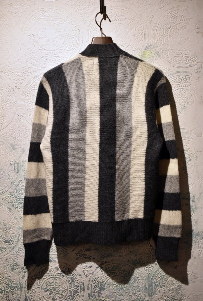 us 1960's stripe wool cardigan