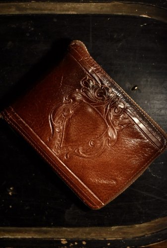 us 1960's leather wallet