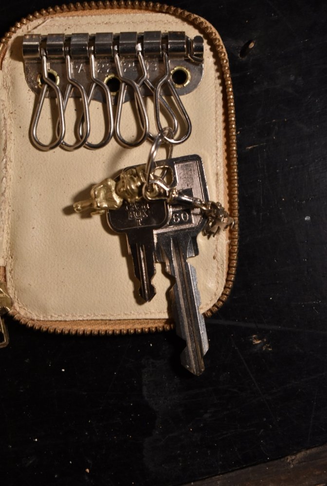 us 1960's leather key case