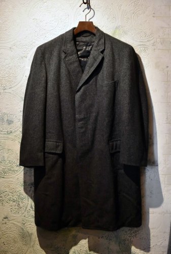 us 1960's herringbone wool coat