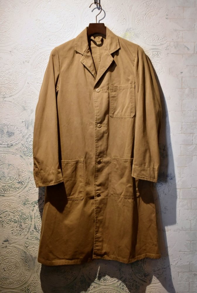British 1960's cotton drill work coat