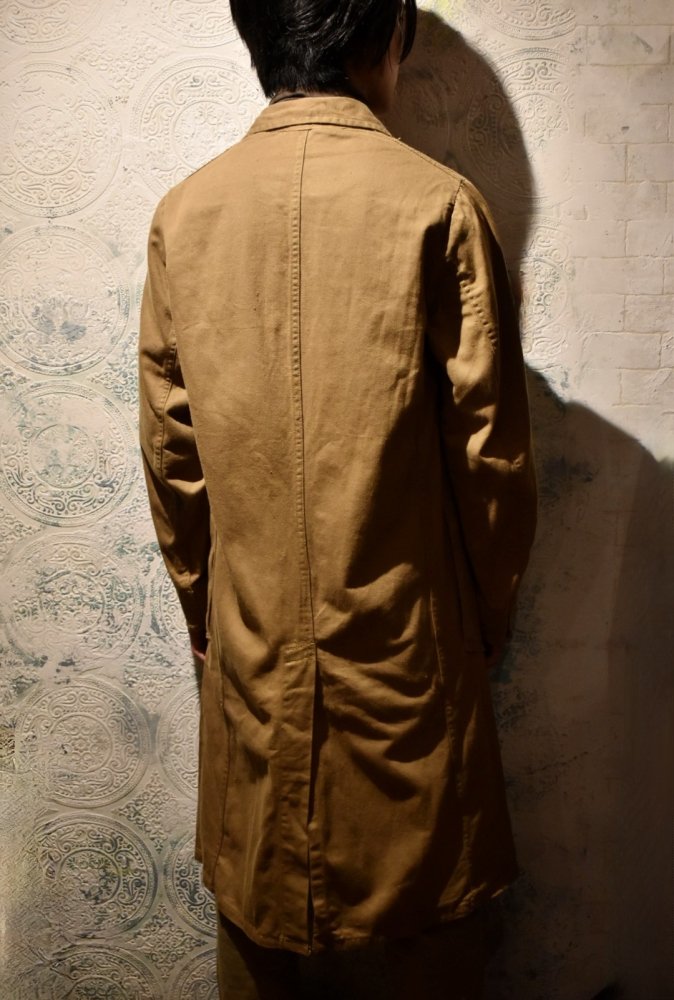 British 1960's cotton drill work coat