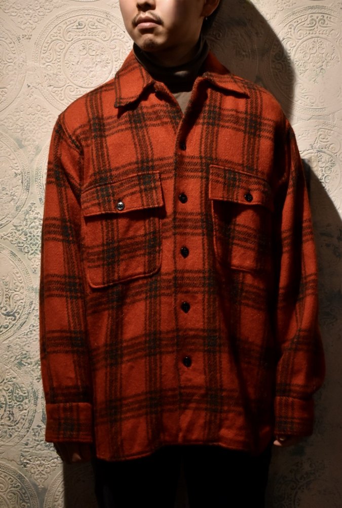 us 1950's wool shirt jacket