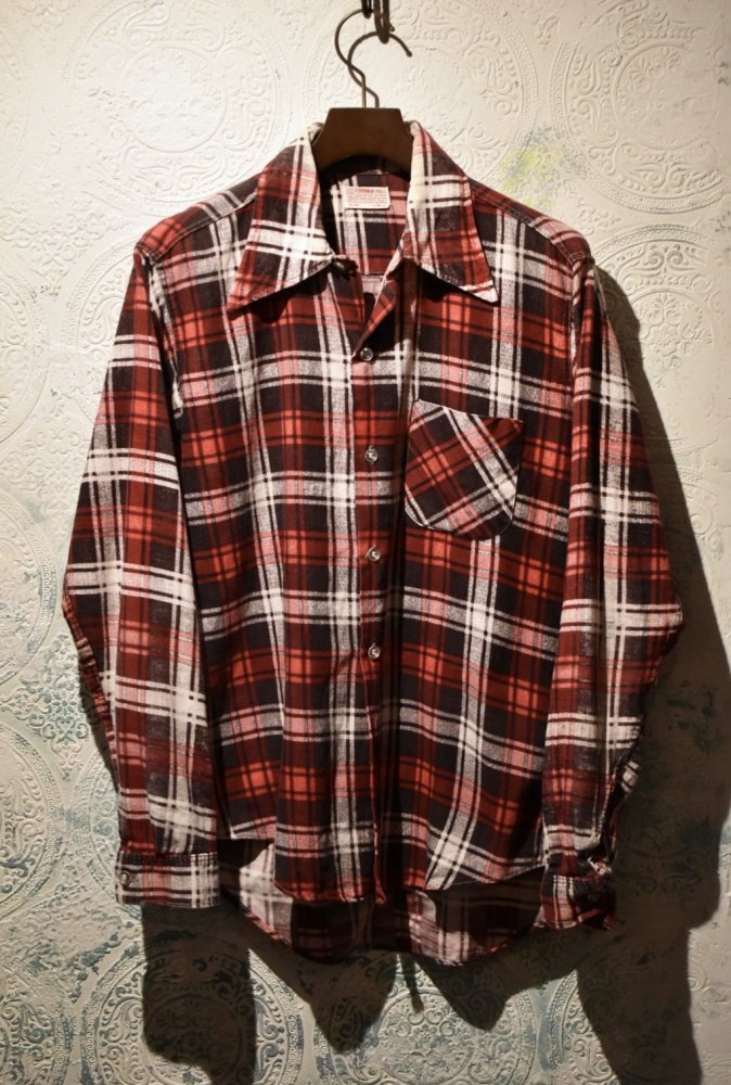 us 1970's cotton flannel shirt