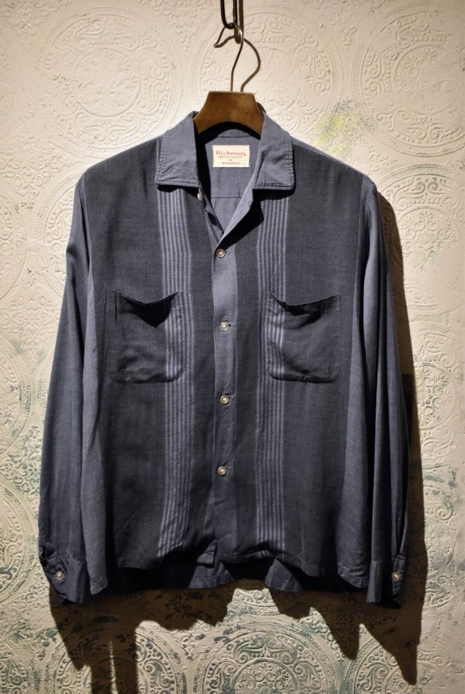 us 1960's Richman Brothers rayon shirt