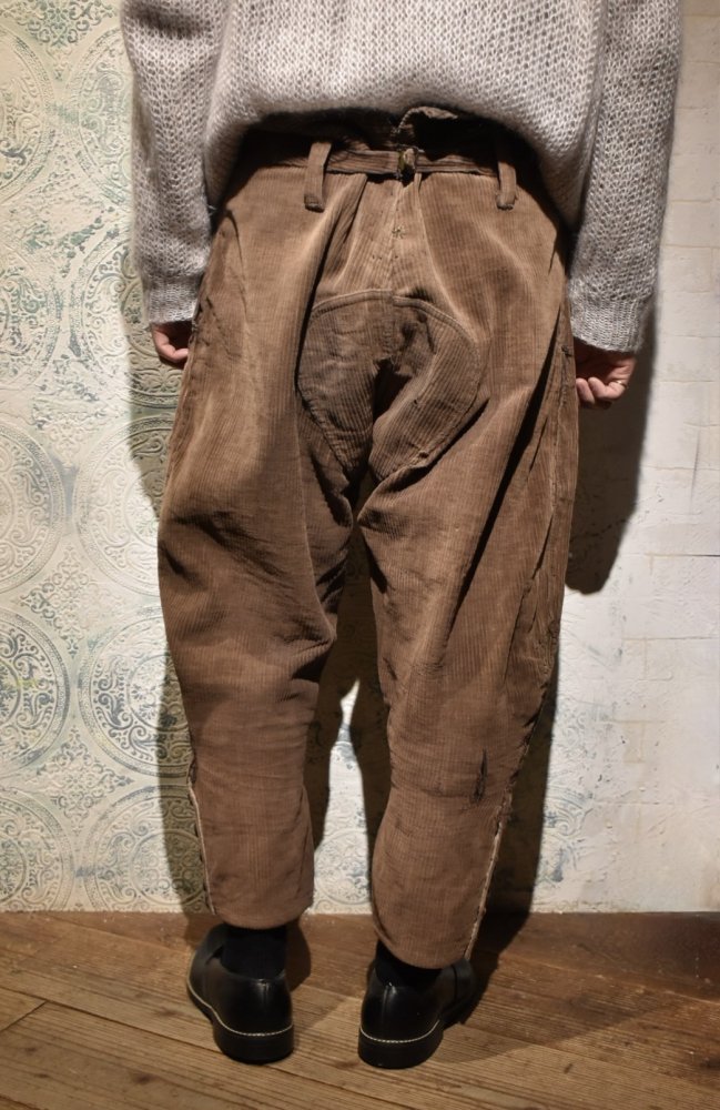 Japanese 1930's corduroy jodhpurs pants