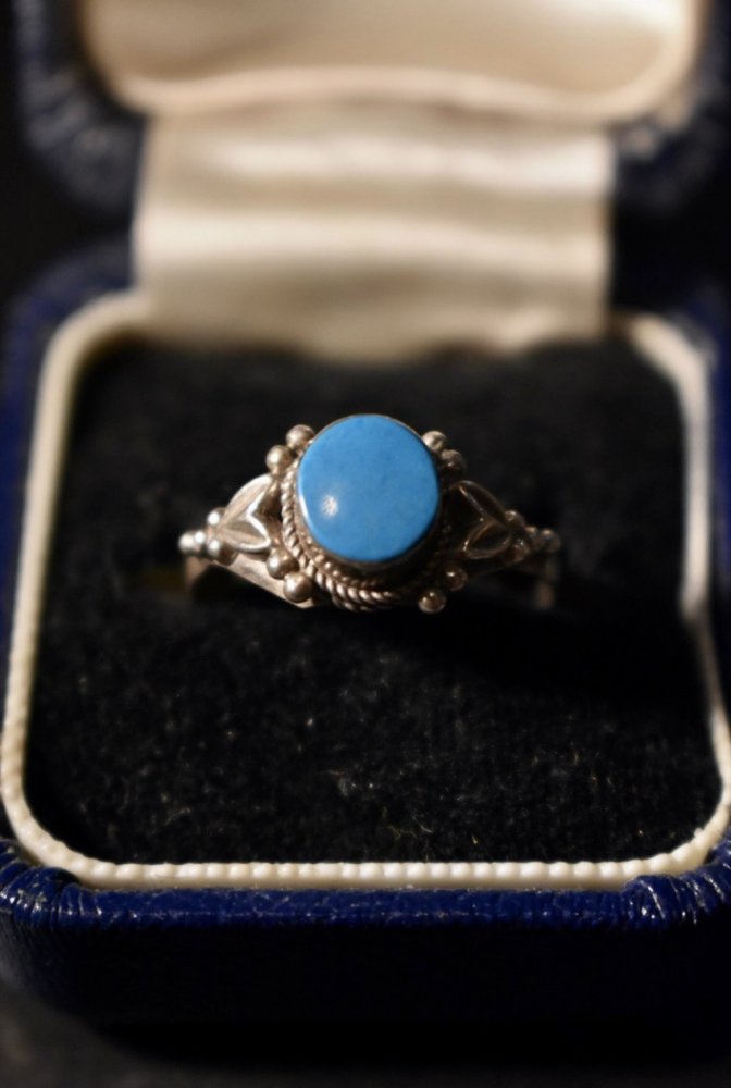 Vintage silver × turquoise ring