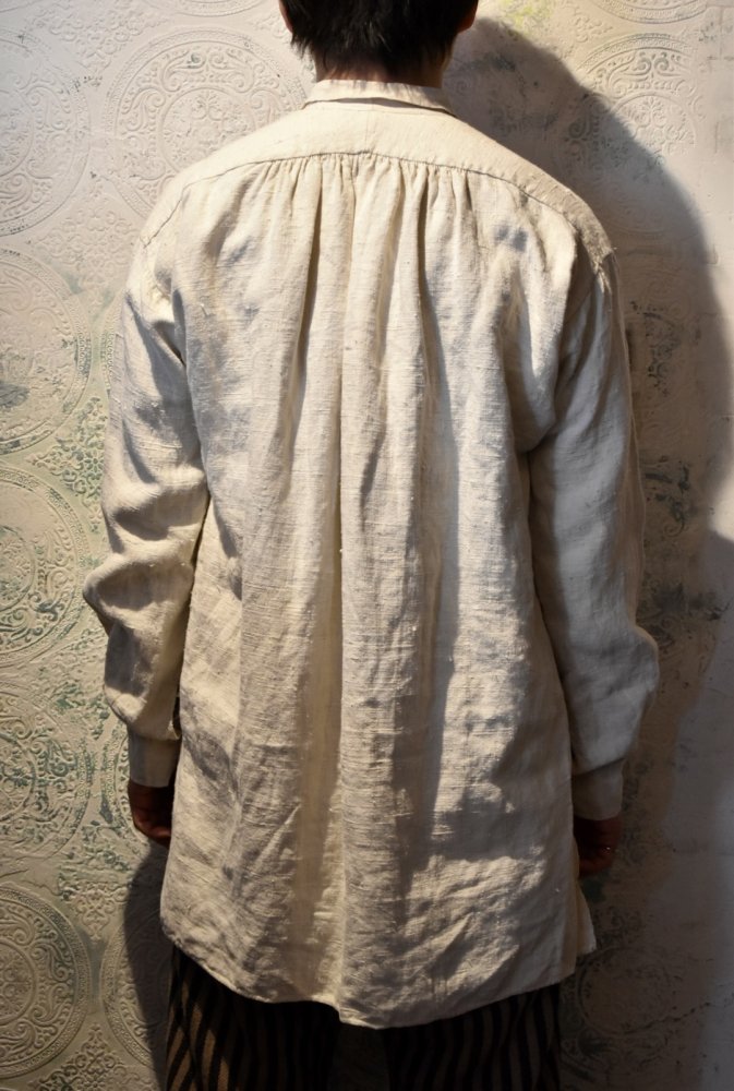 French ~1920's linen shirt