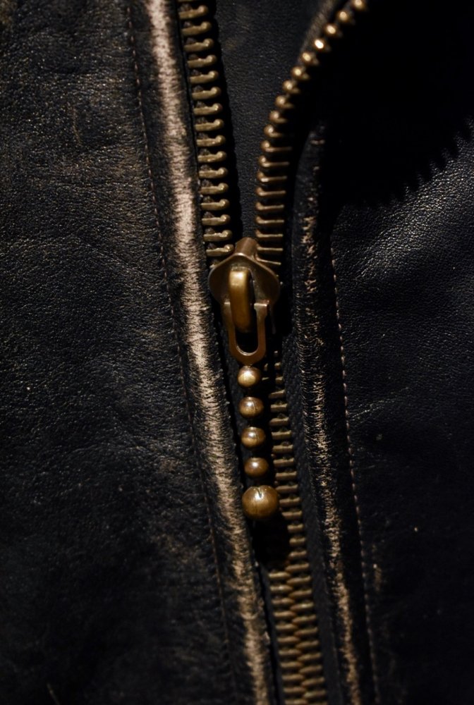 Austria 1940's leather riders jacket