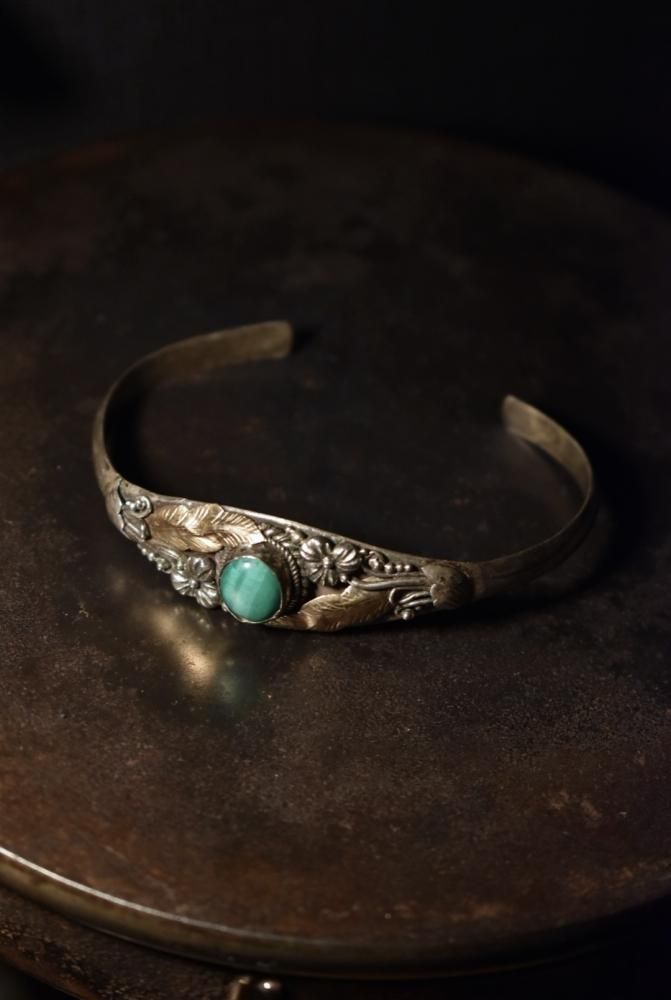 ヴィンテージ シルバー ゴールド バングル [ Sterling Silver 925 ] [ Vintage Bangle ...