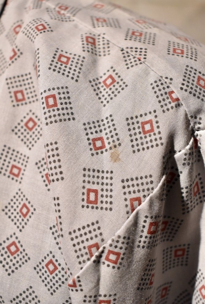 1970's~ atomic pattern shirt