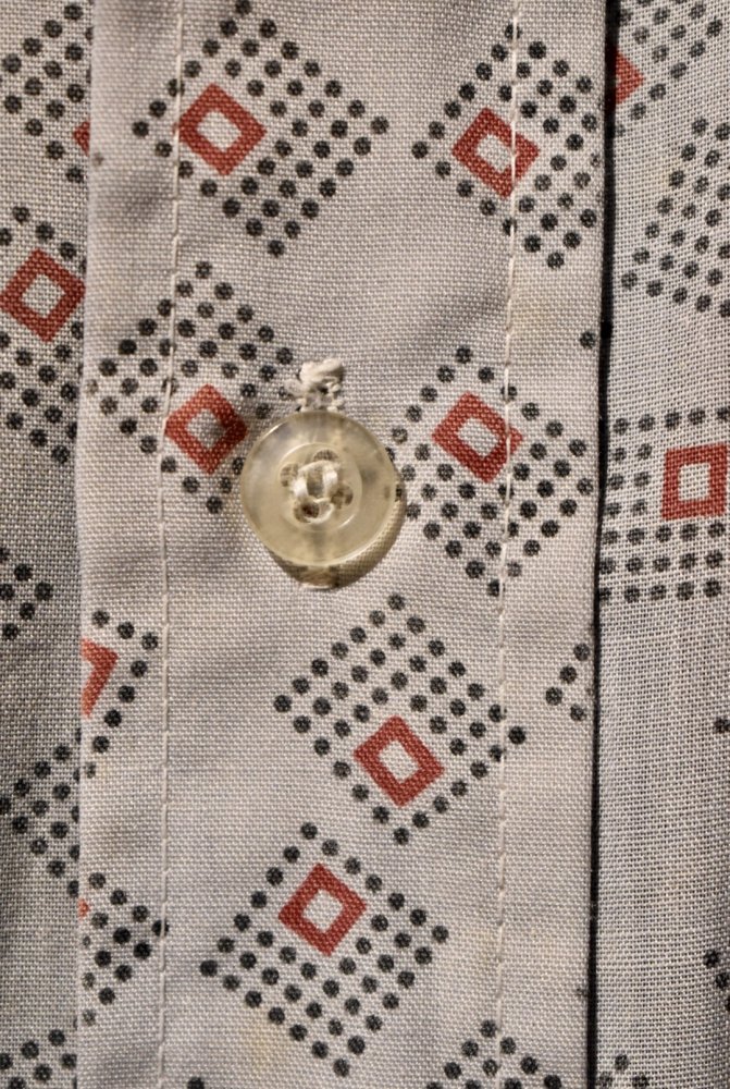 1970's~ atomic pattern shirt